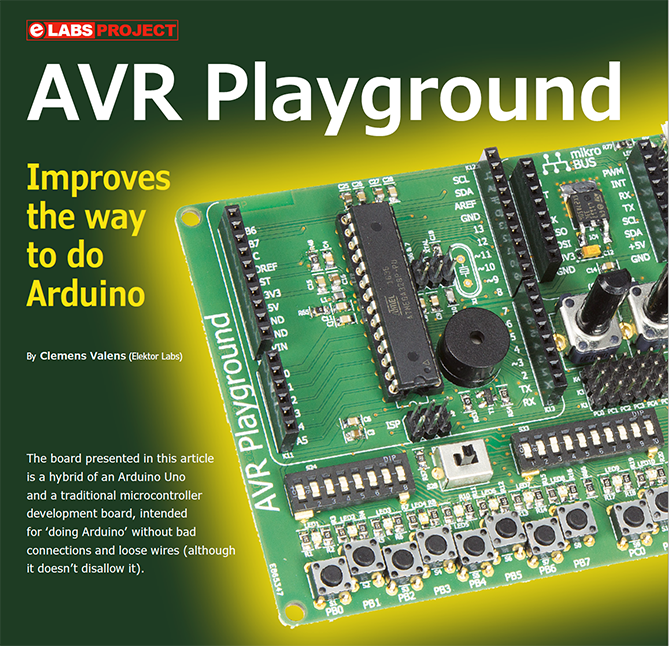 Avr Playground Optimierter Umgang Mit Arduino Elektor Magazine