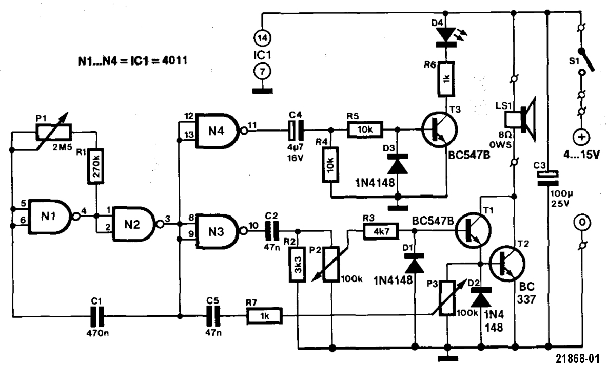 Kleine Schaltungen Elektronisches Metronom Folge 18 Elektor Magazine